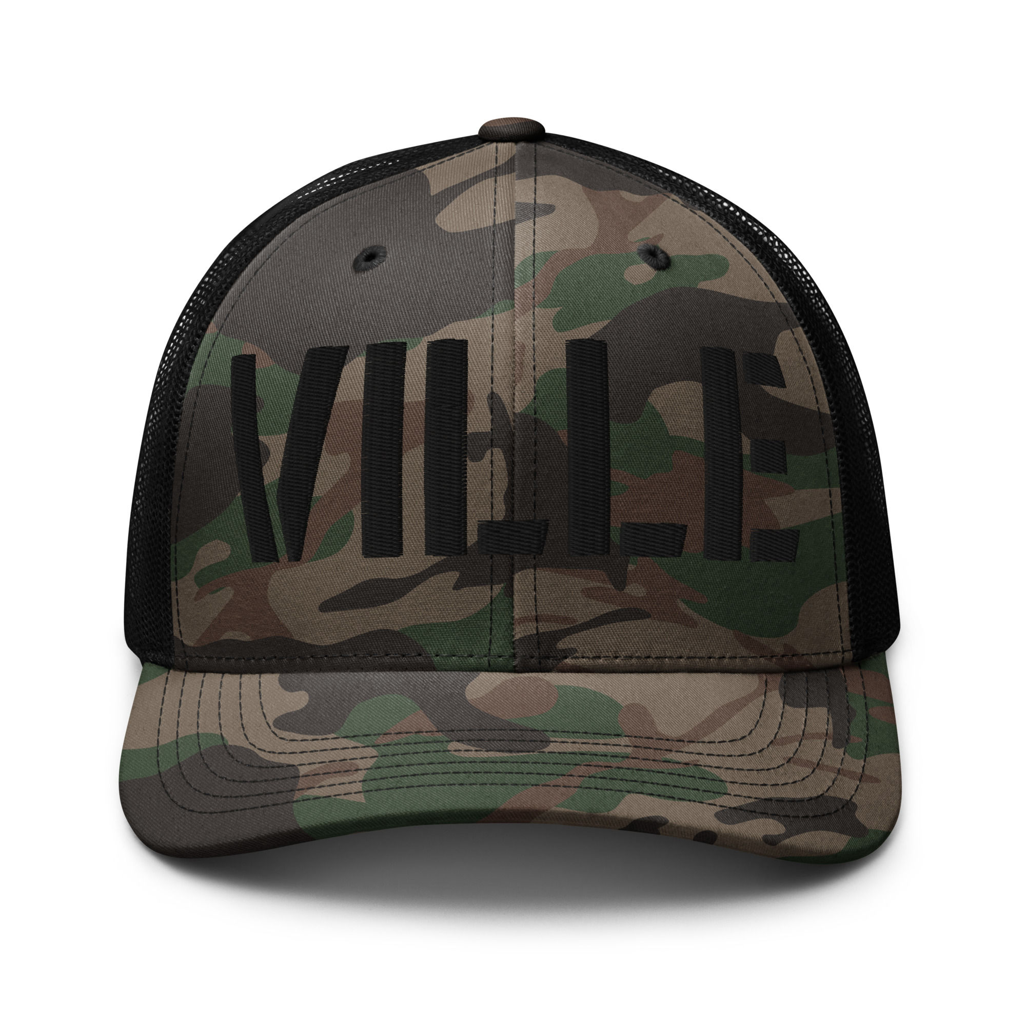 Harrisonville Camouflage Trucker Hat