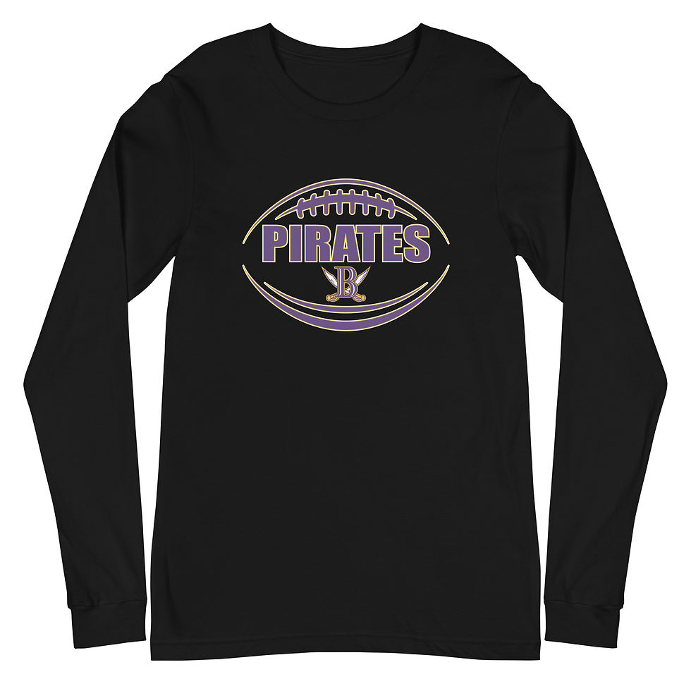 Thumbnail: Belton Football Unisex Long Sleeve Tee