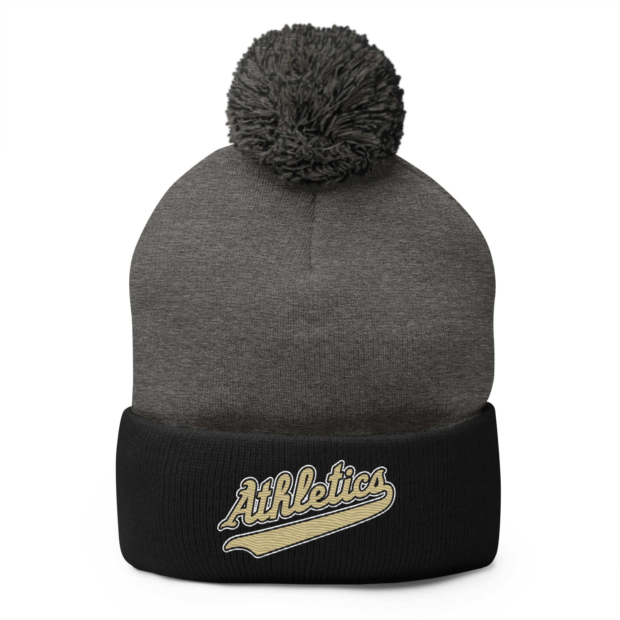 KC Athletics Pom-Pom Beanie