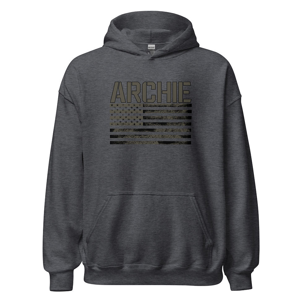 Thumbnail: Archie Military Unisex Hoodie