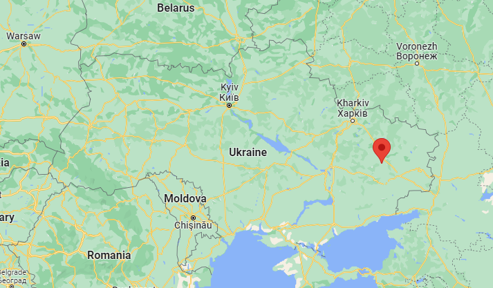 Map of Ukraine highlighting Kramatorsk - Vitalii Iarema, Digital Marketing Expert