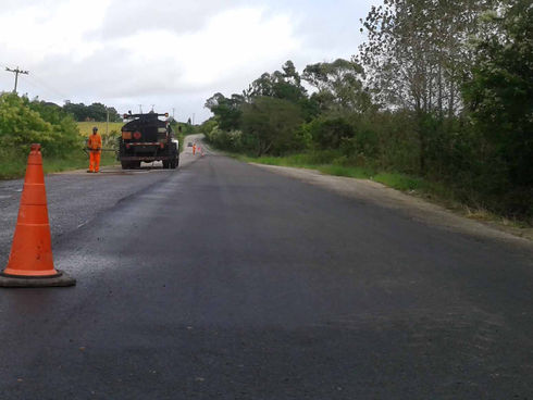 Atenção: obras na RS-265