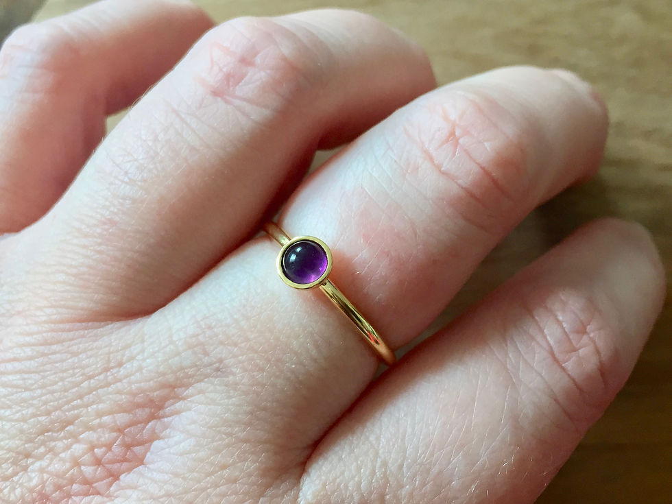 Miniature : Bague Doria améthyste