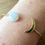 Miniature : Bracelet jonc Moon pierre de lune
