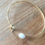 Miniature : Bracelet jonc Moon pierre de lune