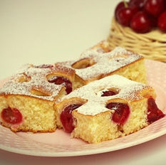 Cherry Cake - A Teatime Classic!