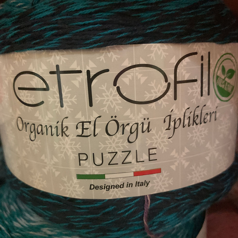 Thumbnail: Etrofil organic  puzzle yarn 250g ..  خيط اتروفيل بازل اورجانيك ٢٥٠ جرام 