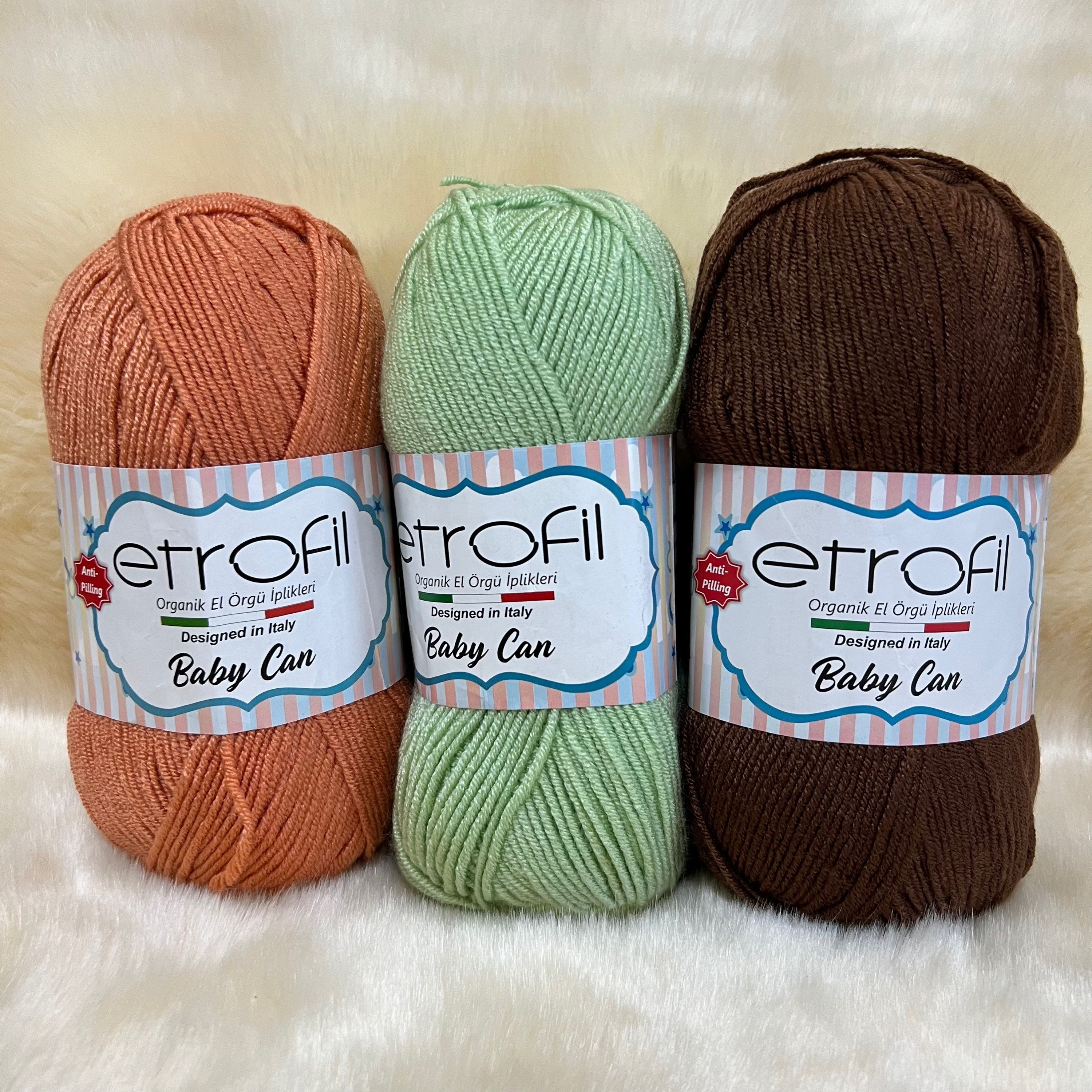 خيوط اتروفيل بيبي كان Etrofil BABY CAN Yarn Anti Pilling Thread