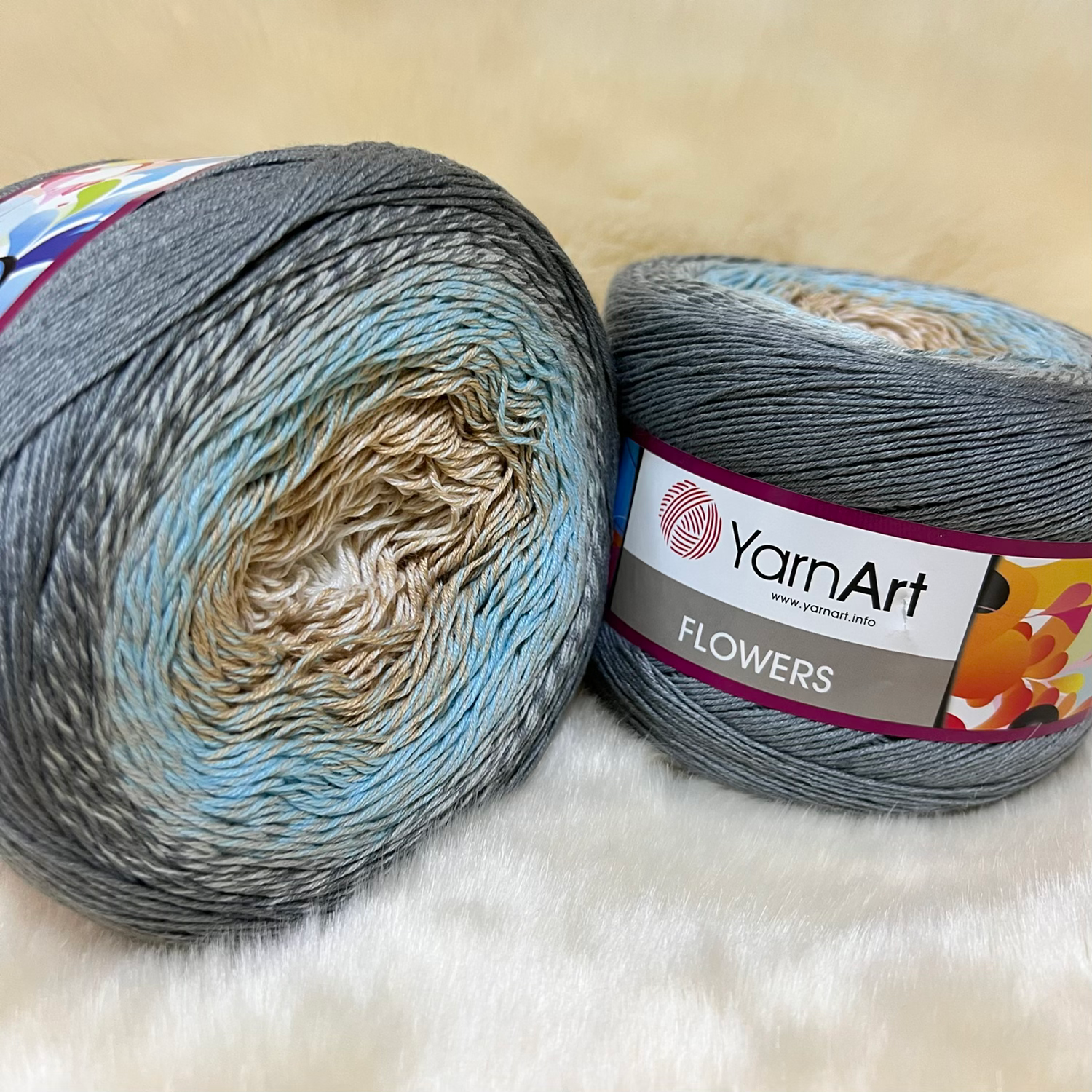 YarnArt flowers خيط يارن ارت فلورز