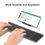 Thumbnail: كيبورد حجم صغير وايرلس  Mini Portable Folding Keyboard  