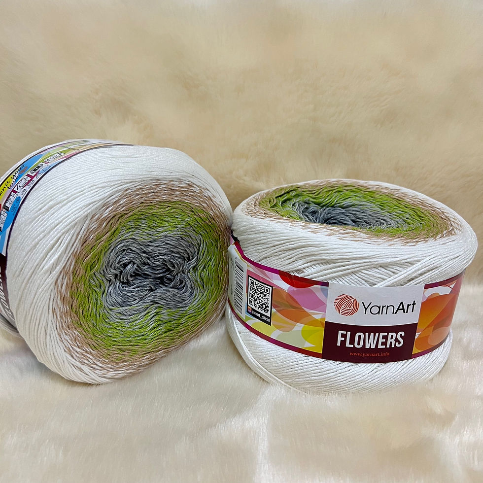 YarnArt flowers خيط يارن ارت فلورز