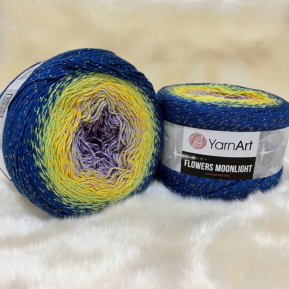 YarnArt flowers moonlight thread خيط يارن ارت فلورز مون لايت