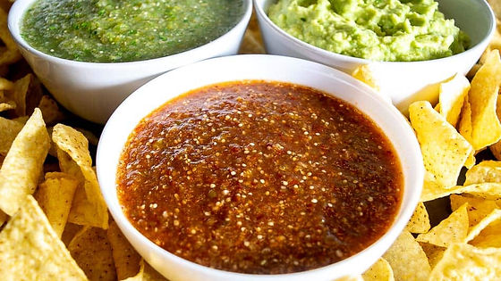 CHIPS, SALSA AND GUACAMOLE