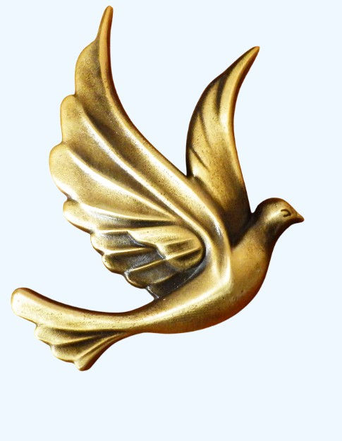 bronze ETG colombe en envol