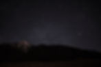 Stars shining over Sheep Mountain