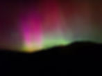 Northern Lights viewed from the cabin, May 2024