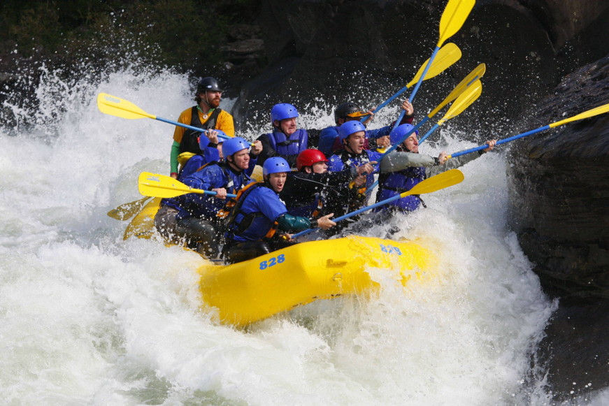 Whitewater rafting