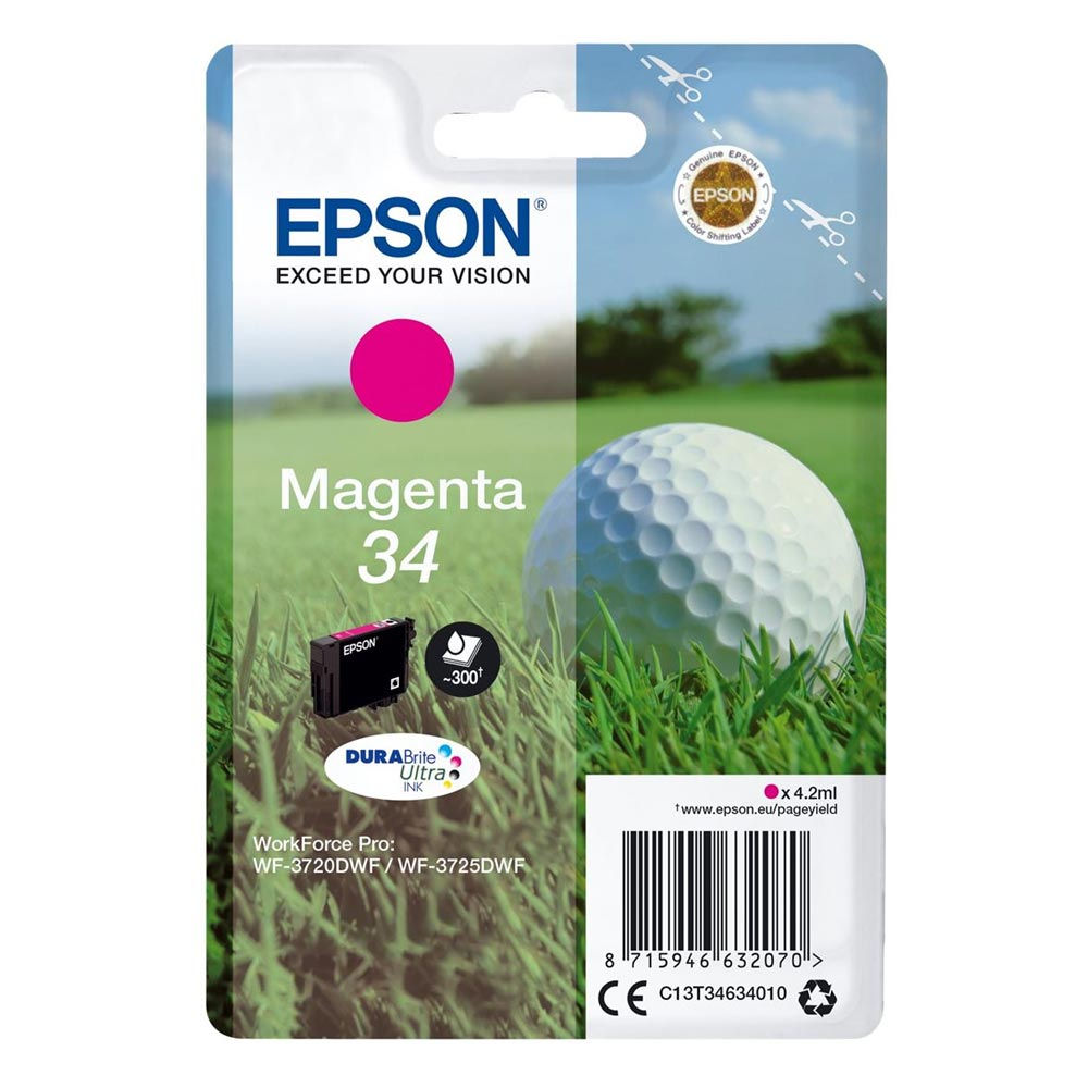 Epson Μελάνι Inkjet No.34 Magenta