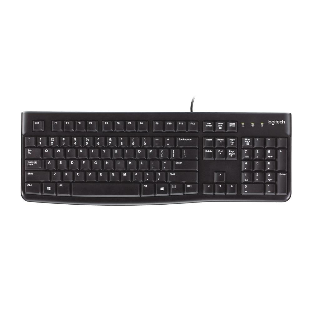 Logitech K120 USB US Black