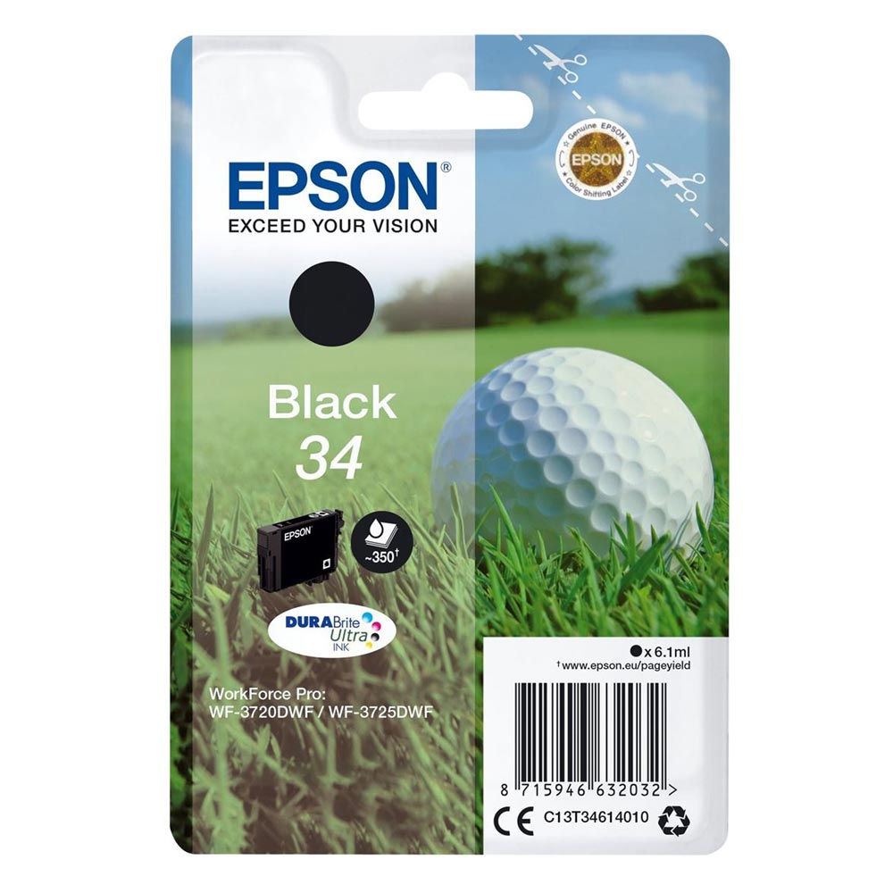 Epson Μελάνι Inkjet No.34 Black