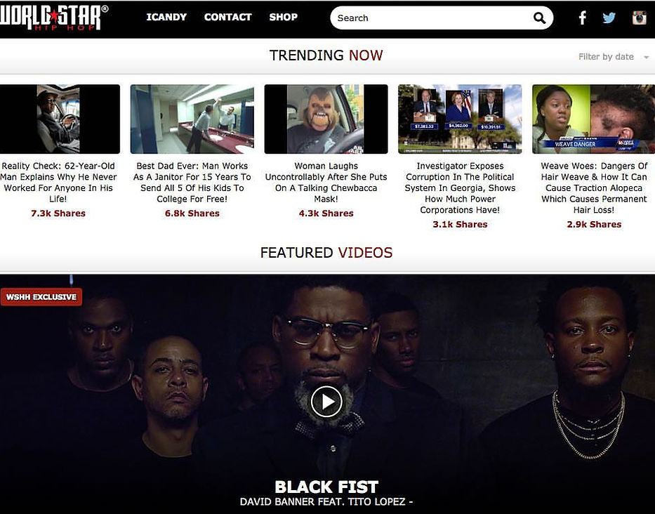 REVOLT TV / DAVID BANNER BLACK FIST