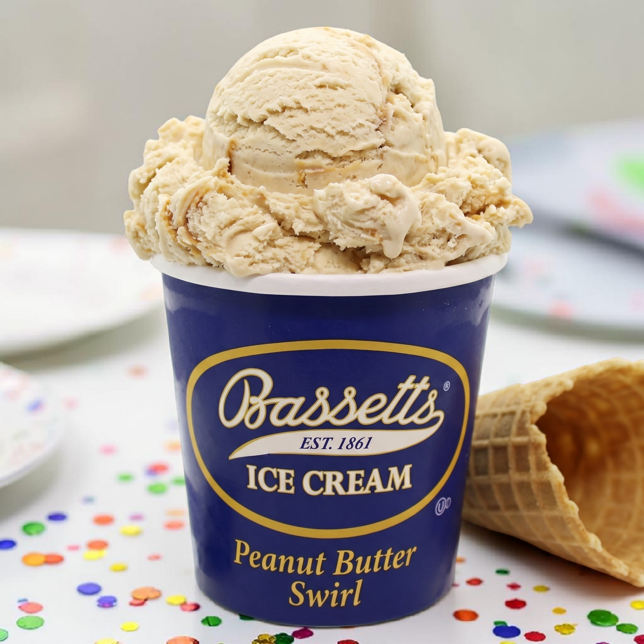 Bassetts Peanut Butter Swirl Ice Cream