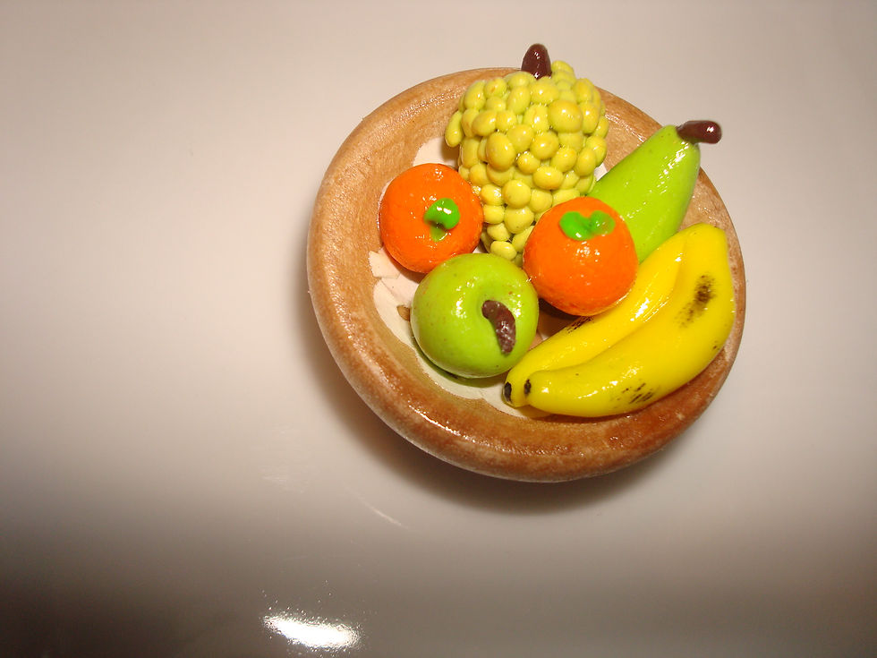 Φρουτοσαλάτα απο Fimο