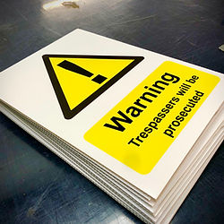 Fishing Health & Safety Sign