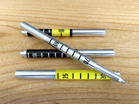 upcycled avalanche probe pen