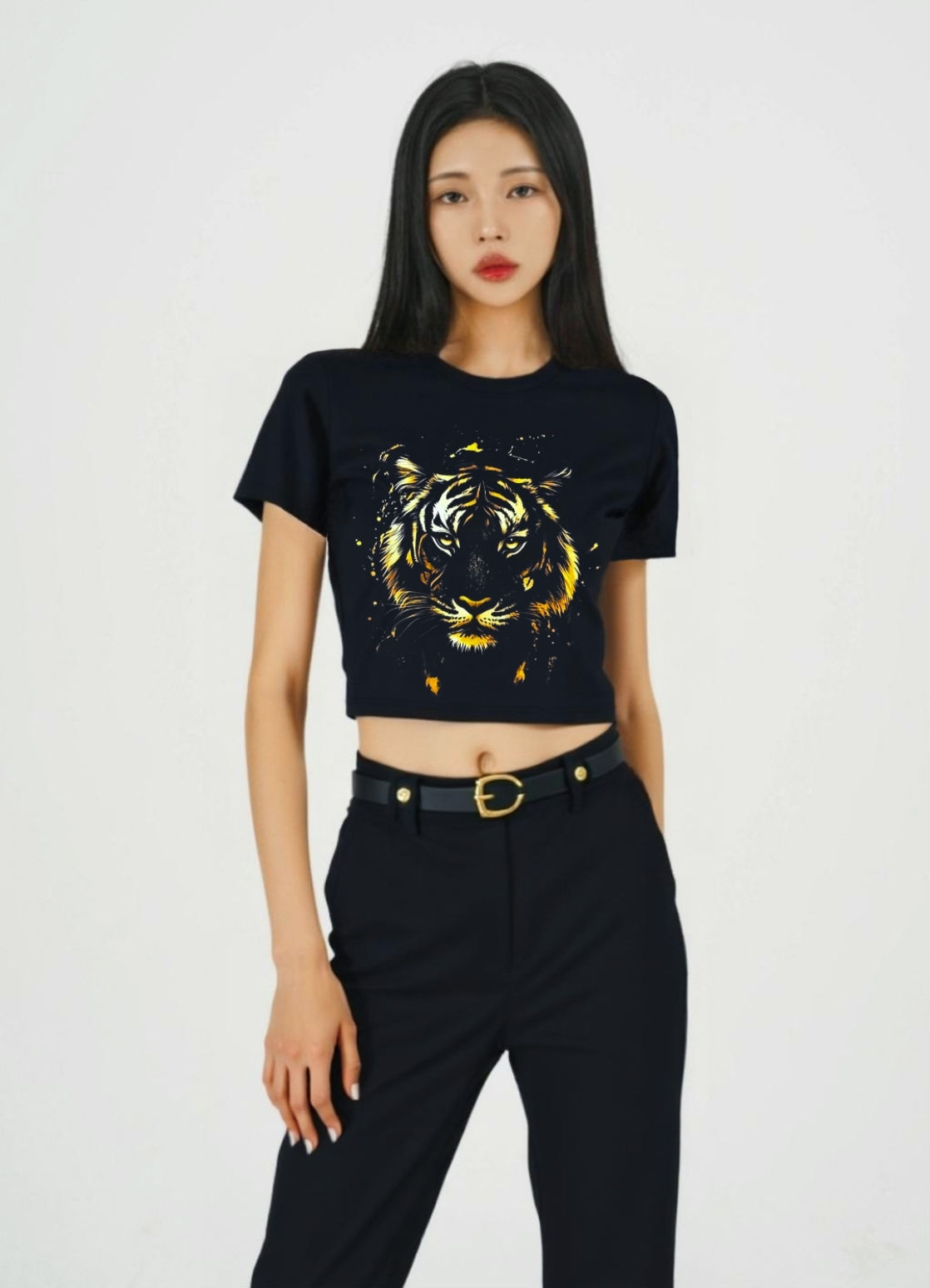 Baby tee LION (Algodon con lycra)