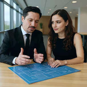 Vince Lupe, founder and CEO for Veridian Growth Solutions, and his AI strategy partner, Gia, collaborate on a B2B growth strategy, a key component of a successful AI integration strategy.