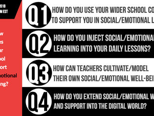 October Twitter Chat Archive: How does your School support Social Emotional Learning?