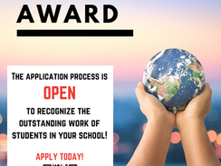 Application Process NOW OPEN! 2021 Global Citizenship Award