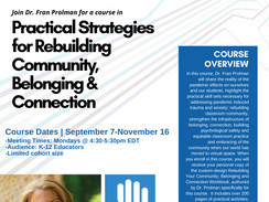 AASSA Virtual Course: Practical Strategies for Rebuilding Community, Belonging, and Connection