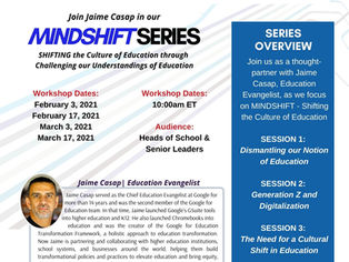 AASSA Connect Workshop Series- MINDSHIFT SERIES