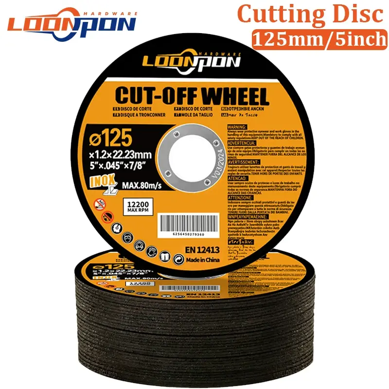 125mm Metal Cutting Discs 5inch Cut Off Wheels Grinding Discs Angle Grinder