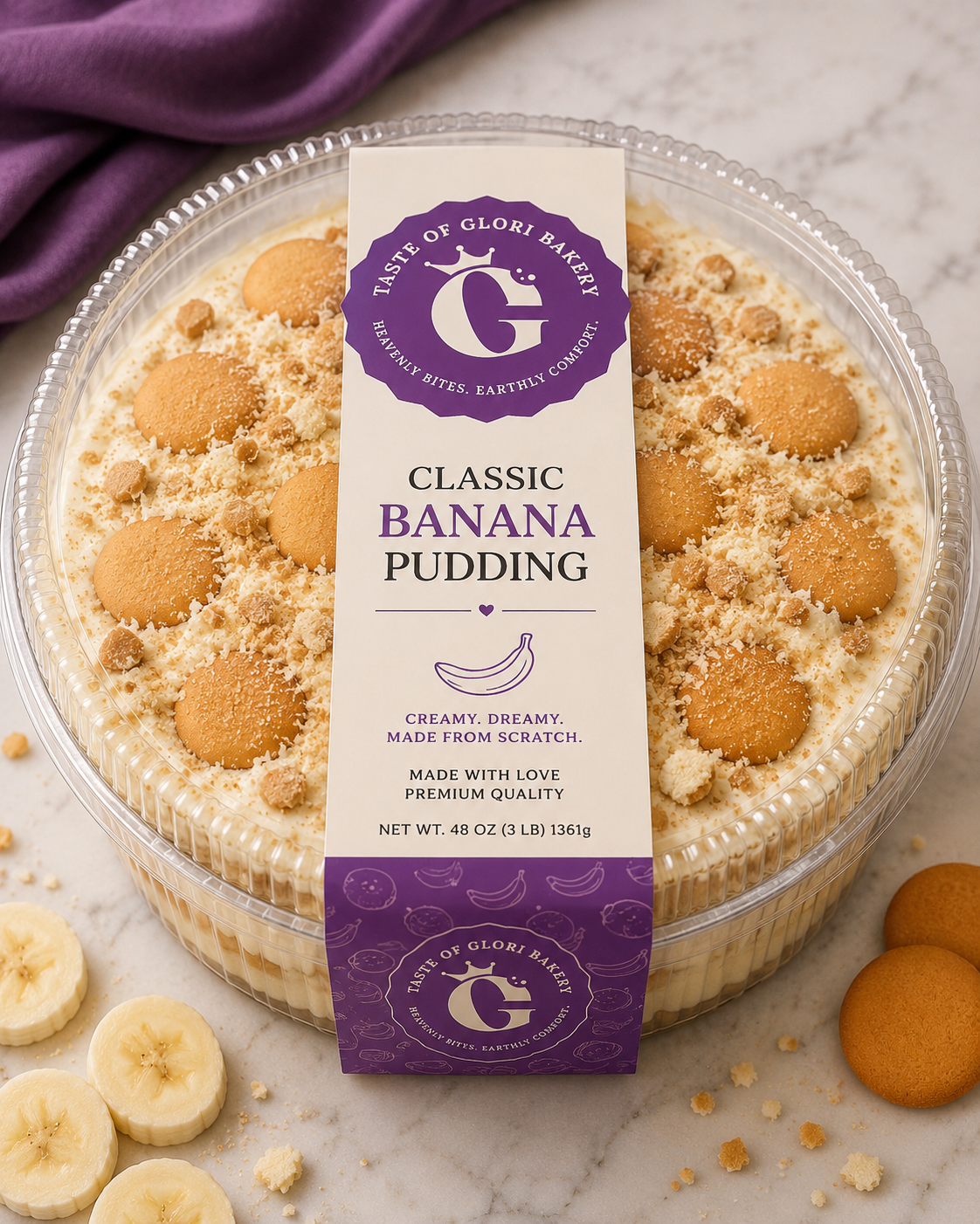 Banana Pudding 8 oz