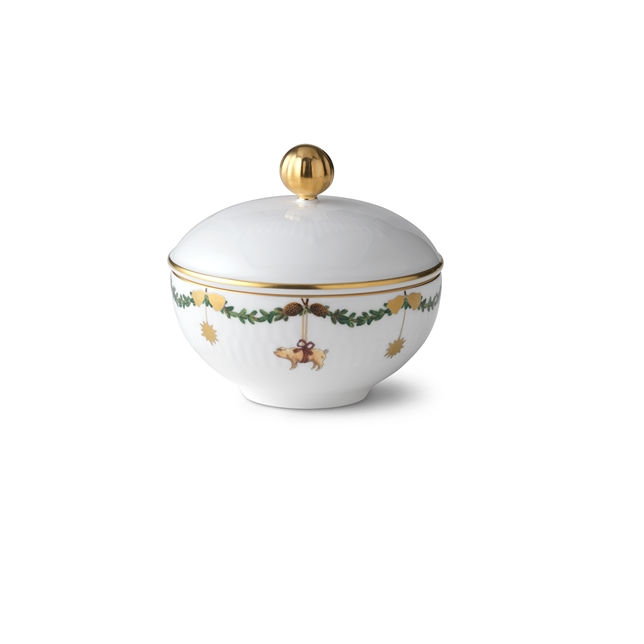 1021103 ROYAL COPENHAGEN ZUCCHERIERA 15CL STAR FLUTED CHRISTMAS