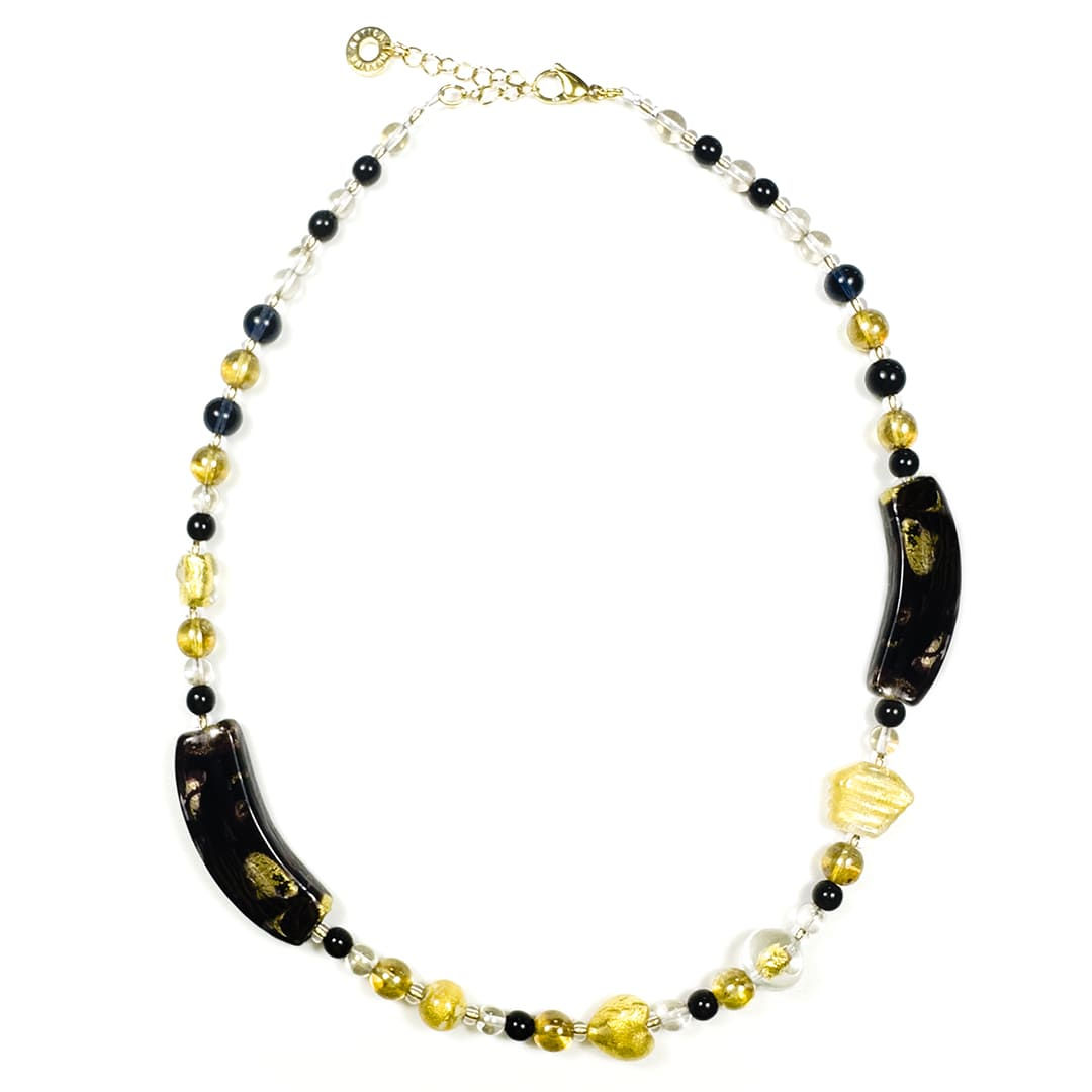 CG2HAI2414 ANTICA MURRINA VENEZIA COLLANA HAPPYNESS GIROCOLLO NERO