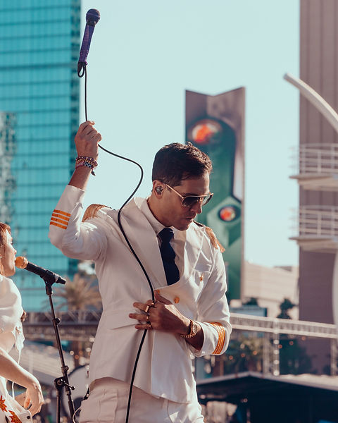 Gabriel Saporta, Cobra Starship, When We Were Young 2024, Styled by Miranda Monroe