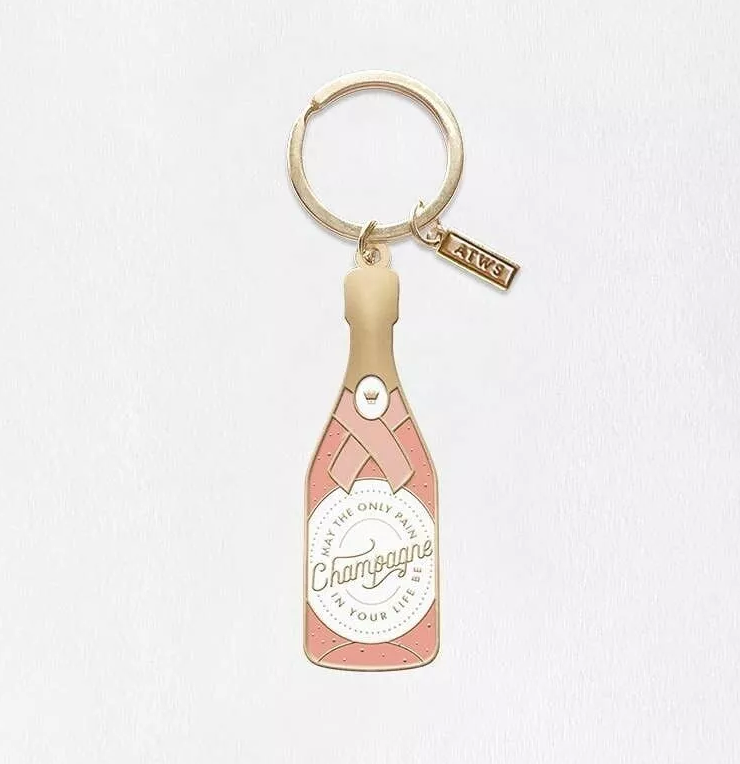 🥂✨ Porte-clés Champagne – Esprit Festif Pour celles et ceux qui aiment célébrer chaque instant Avis aux amateurs de bulles