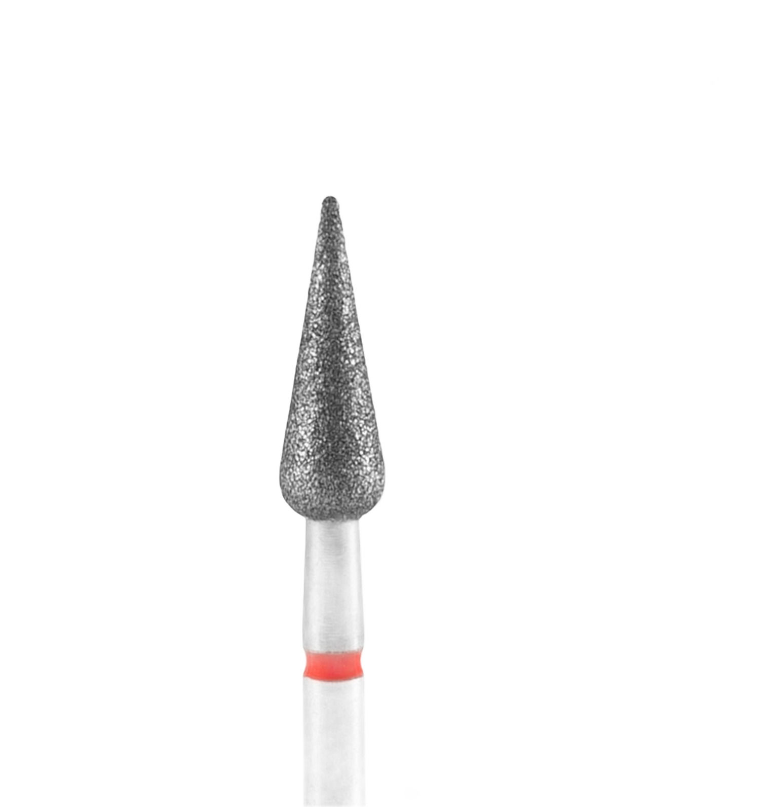 Fraise diamantée Poire pointue rouge Ø4 mm / 12 mm — STALEKS — STALEKS PRO