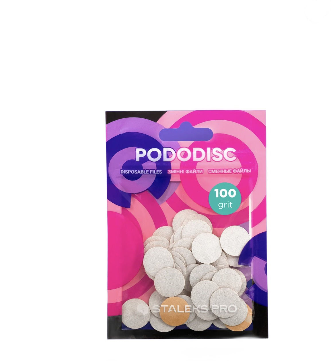 Limes PODODISC S grain 100, 15 mm (50 pcs) — STALEKS EXPERT