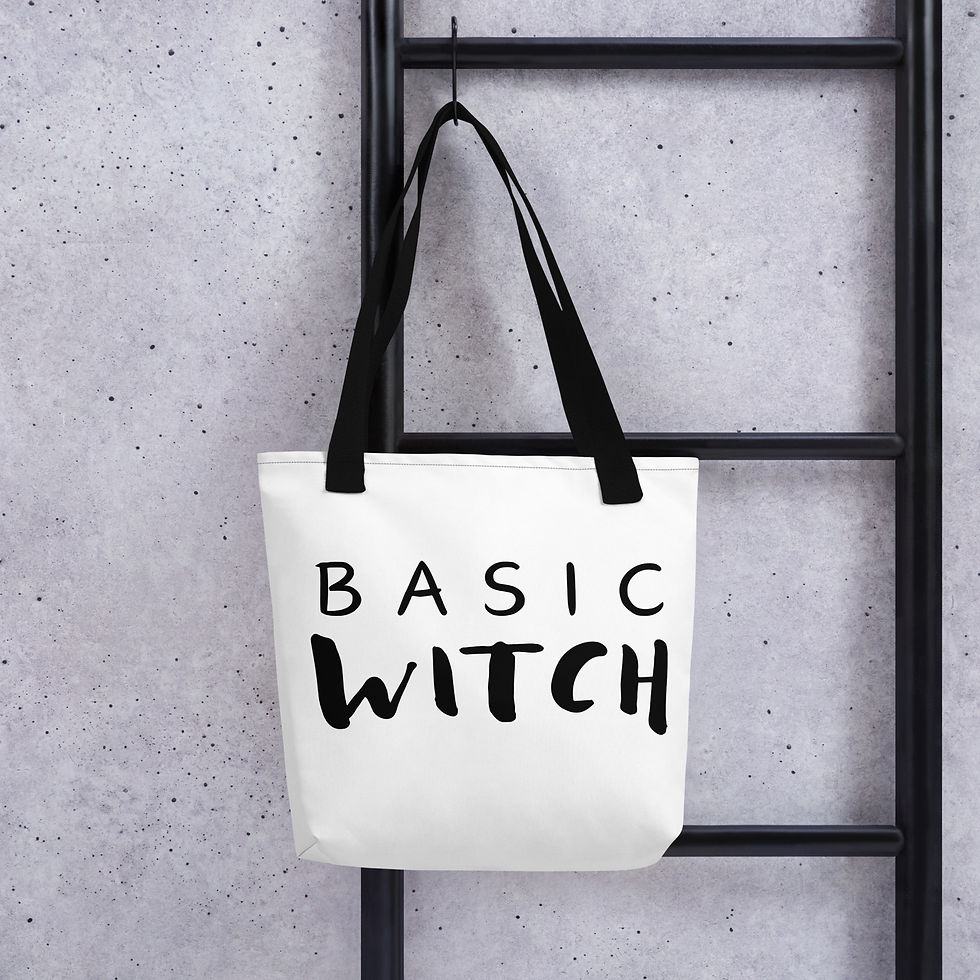 Thumbnail: Basic Witch Tote - White