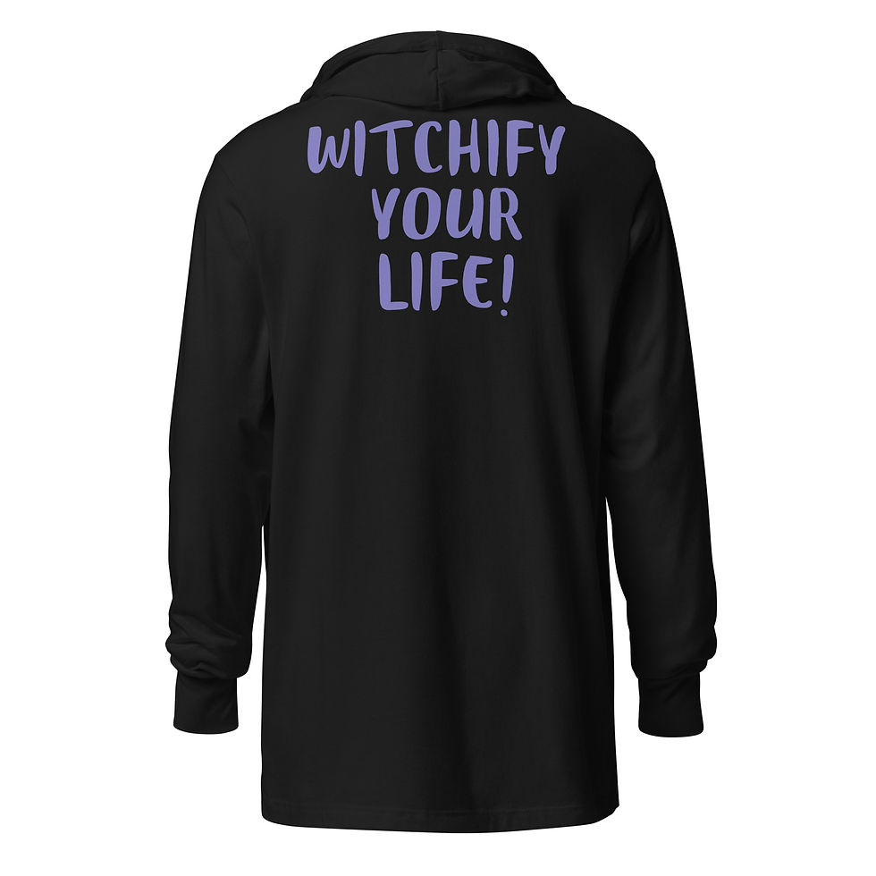 Thumbnail: Wyrd Witch Hooded long-sleeve tee