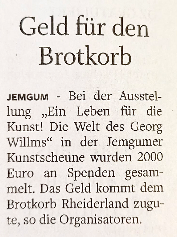 Spende Brotkorb Jemgum