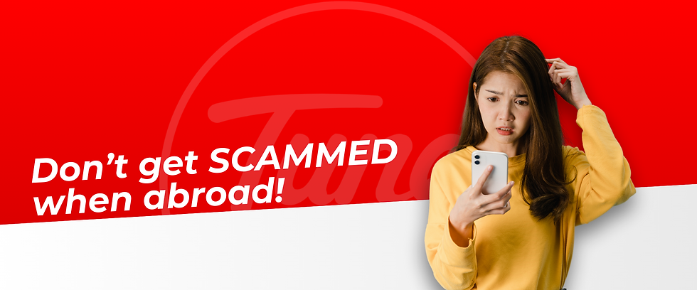 Don't get scammed by tourist scams when you're overseas!