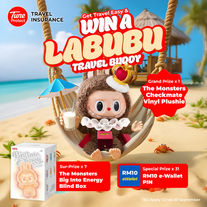 Win a PopMart LABUBU with Tune Protect Travel Insurance!