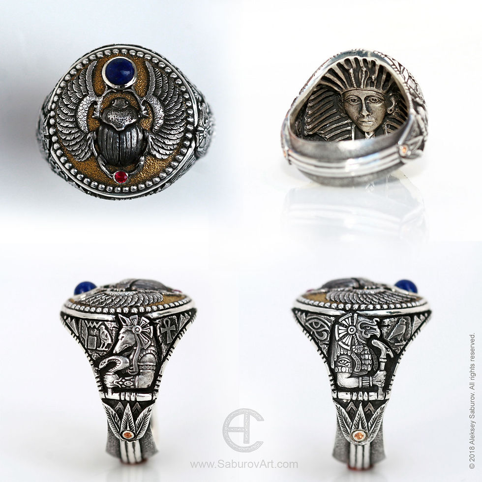 Egyptian Scarab ring