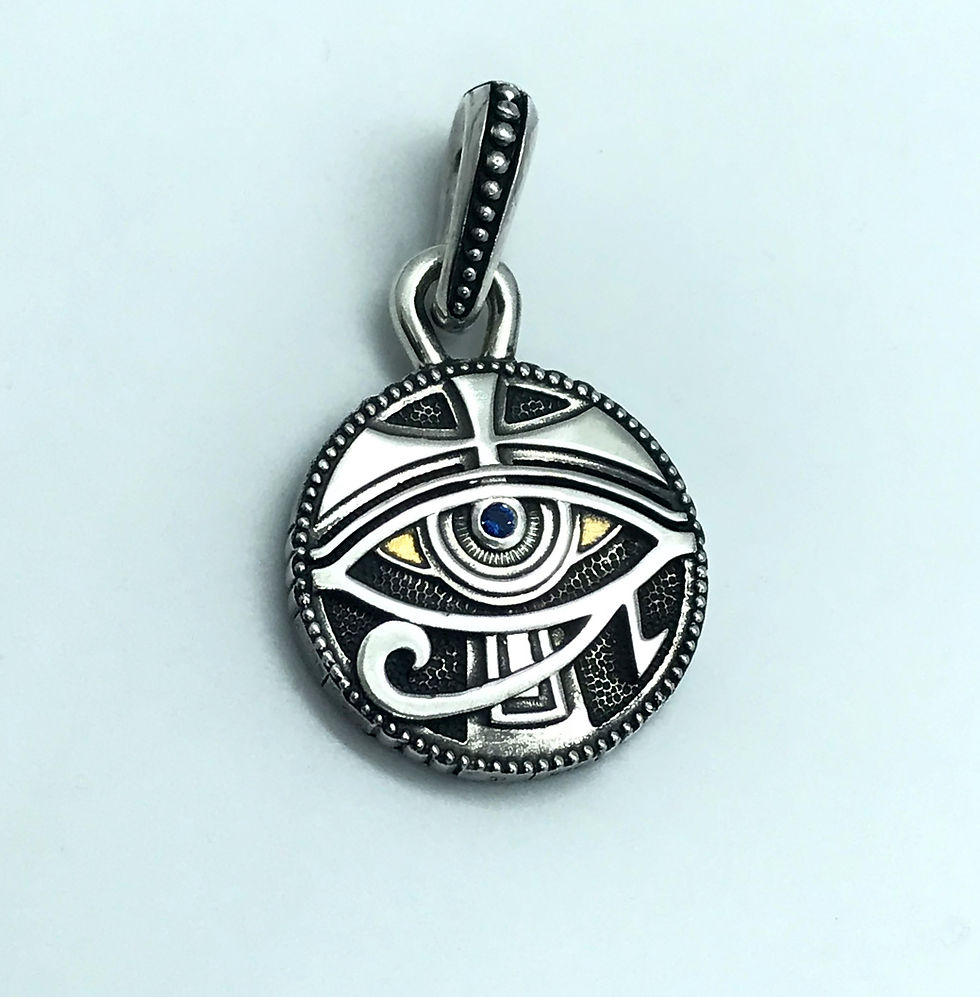 Thumbnail: Horus & Anubis pendant, Eye of Horus. Style #PHA001ST